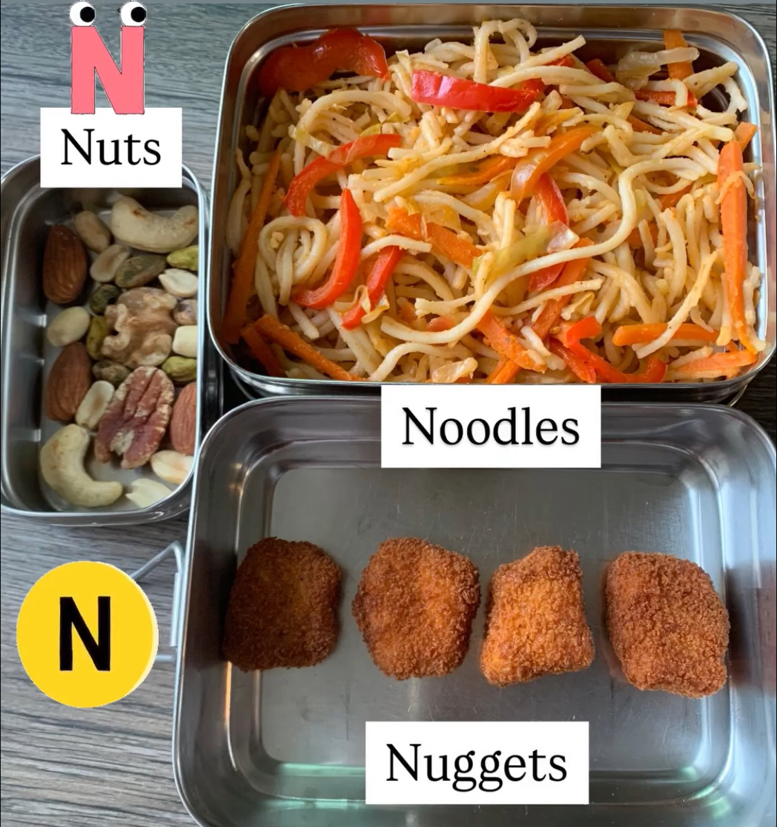 Food starting with letter N