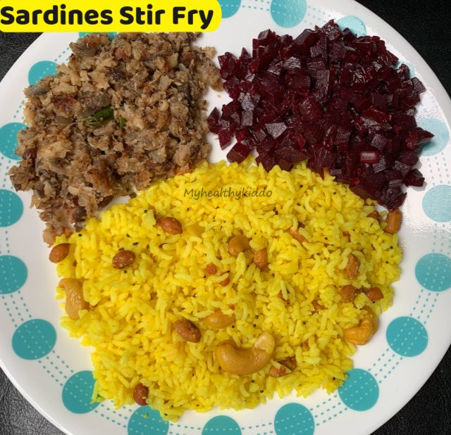 Sardines stir fry recipe