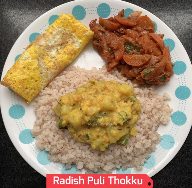 Radish Puli thokku